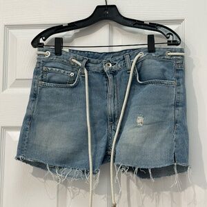 rag & bone Light Blue Jean Shorts